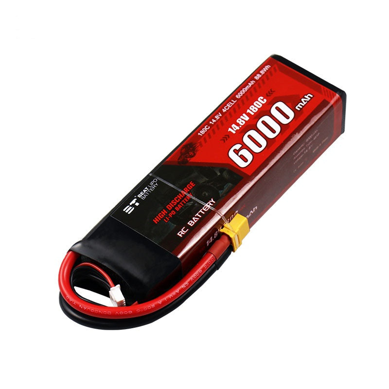 6000mAh 180C LiPo Battery Series – 3S / 4S Industry-Leading High-Burst Packs for RC Cars & FPV Drones (XT60 / T-Plug)