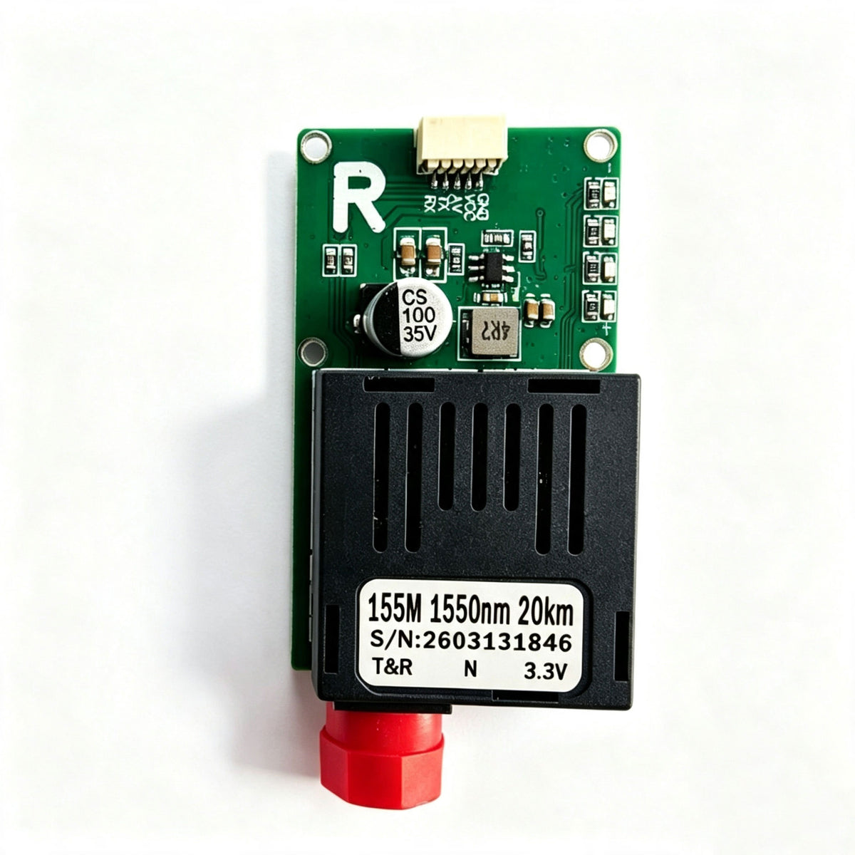 1×9 TTL Single-Fiber BiDi Transceiver Optic Module – 1V 1-Channel, 20-100KM, 2510-A Type (FC/ST/SC Optional)