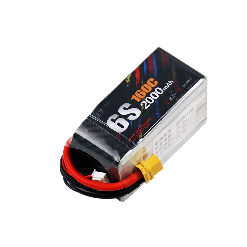 2000mAh 160C LiPo Battery Series – 4S / 6S High-Capacity High-Burst Packs for FPV Racing & RC (XT60 / XT30)
