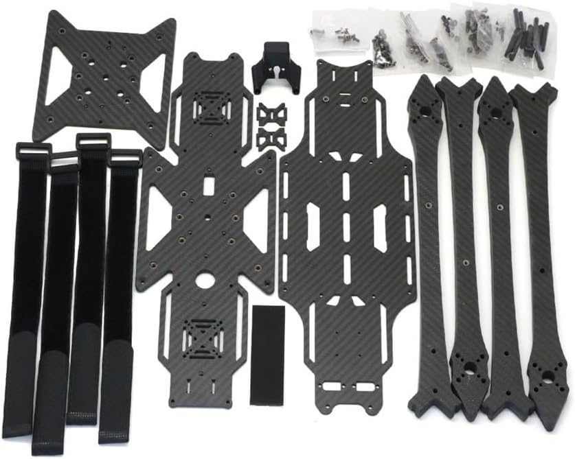 Mars 15" FPV Industrial Heavy-Lift Frame Kit – 645mm Wheelbase, 3K T300 Carbon, 10mm Ultra-Thick Arms, X-Type w/ 3D Printed Parts