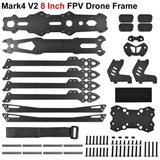 Mark 4 V2 8" FPV Long Range Frame Kit – 368mm Wheelbase, 3K T300 Carbon, 6mm Arms, H-Type
