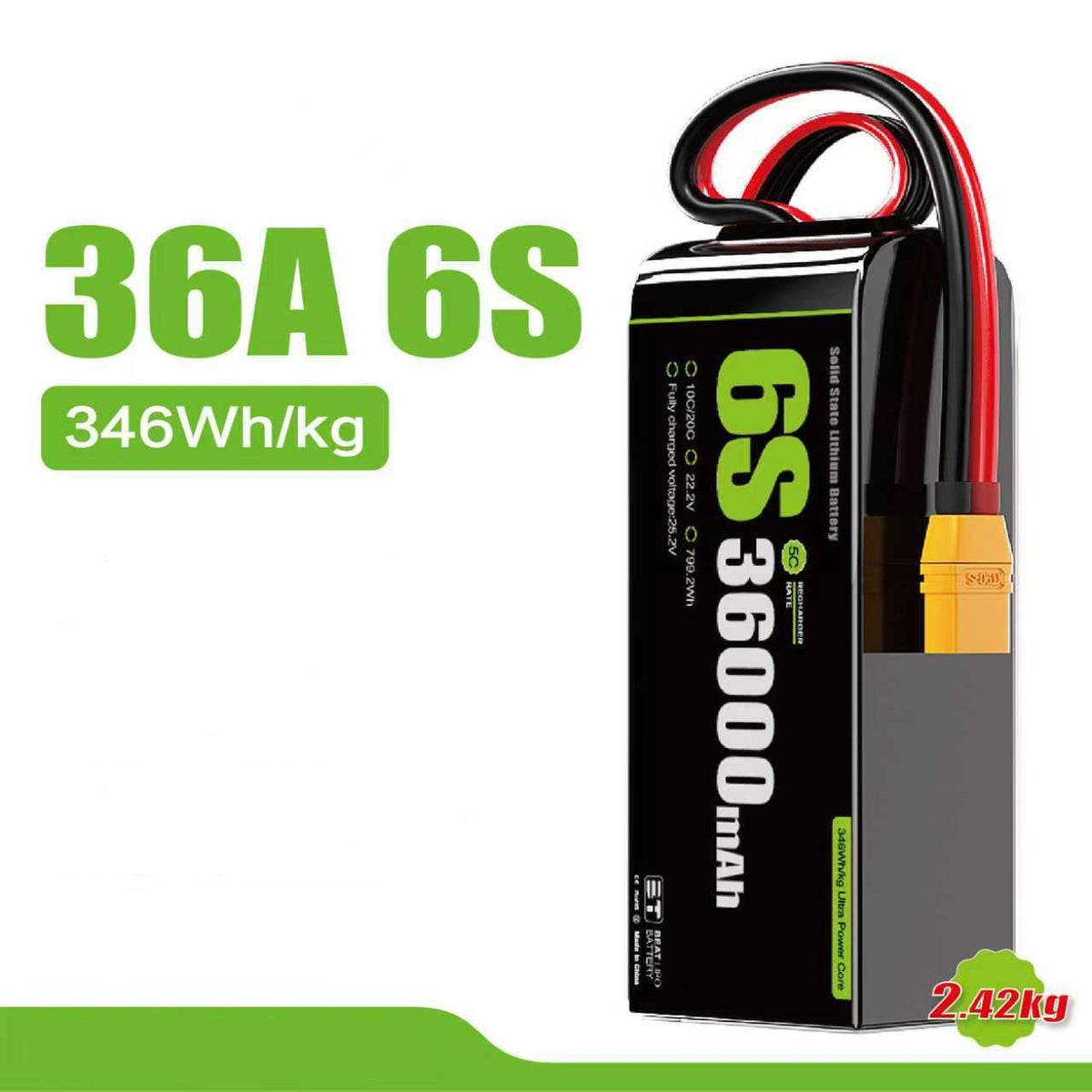 32000-40000mAh 6S / 12S Solid High-Capacity LiPo Battery Series – Long-Endurance Heavy-Lift UAV Power Solution