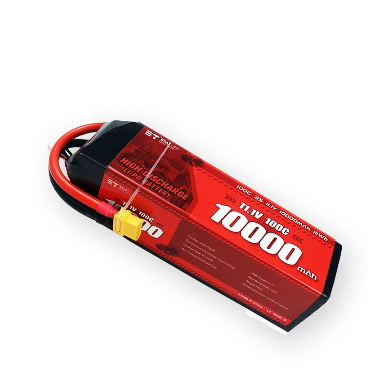 10000mAh 100C LiPo Battery Series – 2S / 3S / 4S High-Capacity High-Burst Packs for RC Cars & FPV Drones (XT60 / T-Plug)