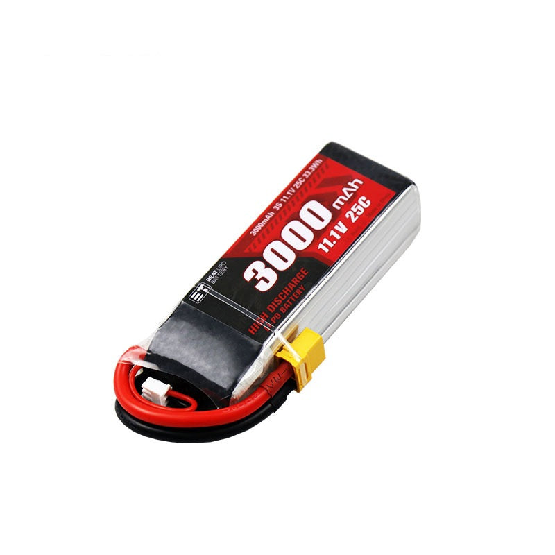 3000mAh 25C LiPo Battery Series – 2S / 3S High-Capacity Long-Endurance Packs for FPV Drones & RC (XT60 / Anti-Slip T-Plug)