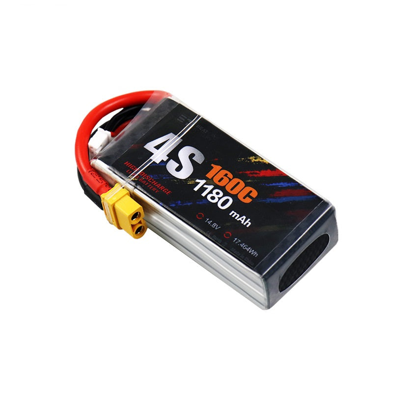 1180mAh 160C LiPo Battery Series – 4S / 6S Ultra-Light High-Burst Packs for FPV Racing & Freestyle (XT60 / XT30)