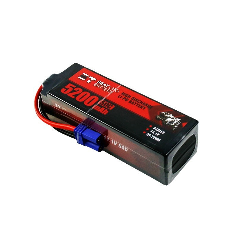 5200mAh 50C Hardcase LiPo Battery Series – 2S / 3S Competition-Grade Packs for RC Cars & FPV Drones (XT60 / T-Plug)