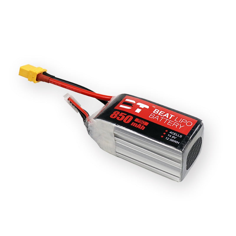 850mAh 75C LiPo Battery Series – 2S / 4S / 6S Ultra-Light High-Burst Packs for FPV Drones & Mini RC (XT60 / XT30)