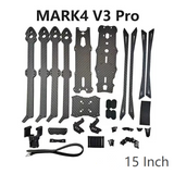 Mark 4 V3 Pro 15" FPV Heavy-Lift Frame Kit – 692mm Wheelbase, 3K T300 Carbon, 8mm Ultra-Thick Arms, H-Type w/ 3D Printed Parts