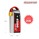 4500mAh 25C LiHV Battery Series – 2S / 3S High-Capacity Long-Endurance Packs for RC & FPV (XT60 / Anti-Slip T-Plug)