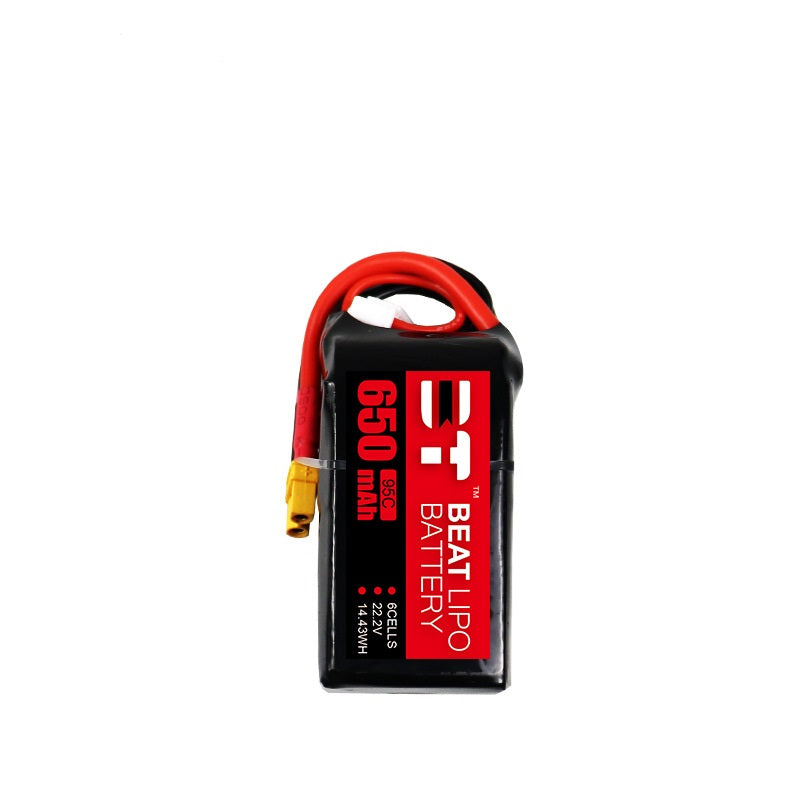 650mAh 95C LiPo Battery Series – 4S / 6S Ultra-Light High-Burst Packs for Micro FPV Drones (XT30)
