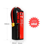 3200mAh 35C LiPo Battery Series – 4S / 6S High-Capacity Long-Endurance Packs for FPV Drones & RC (XT60 / T-Plug)