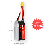 850mAh 75C LiPo Battery Series – 2S / 4S / 6S Ultra-Light High-Burst Packs for FPV Drones & Mini RC (XT60 / XT30)
