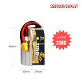 1150mAh LiHV Battery Series – 2S-6S 120C High-Voltage Packs for FPV Drones & Mini RC (XT30)