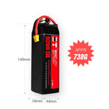 5200mAh 35C LiPo Battery Series – 4S / 6S High-Capacity Long-Endurance Packs for FPV Drones & RC (XT60 / T-Plug)