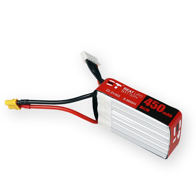 450mAh 75C LiPo Battery Series – 2S / 3S / 4S / 6S Ultra-Light High-Burst Packs for Micro FPV Drones (XT60 / XT30)