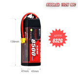 8500mAh 80C LiHV Battery Series – 2S / 3S / 4S High-Capacity Packs for RC Cars & FPV Drones (XT60 / T-Plug)