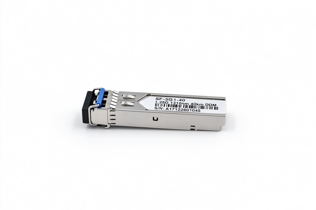 1.25G SFP Transceiver 1310nm SMF 10/20/40km Double LC DDM | Commercial & Industrial Temp | OEM Customization Available