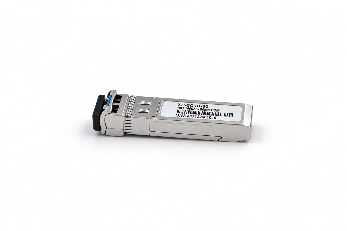 10G SFP+ Transceiver 1550nm SMF 40/80km Duplex LC DDM | Commercial & Industrial Temp | OEM Customization Available